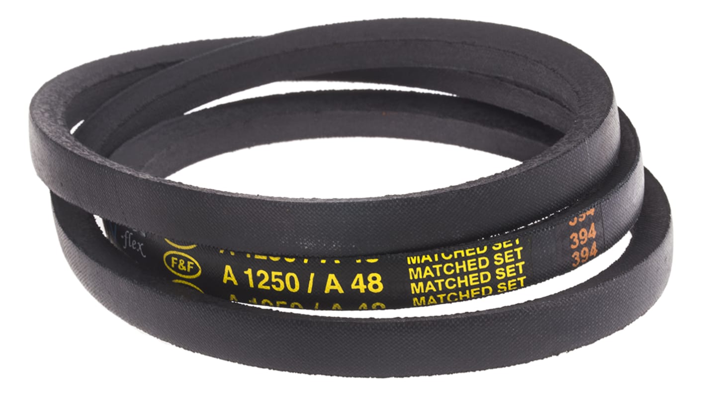RS PRO Drive Belt, belt section A, 1220mm Length