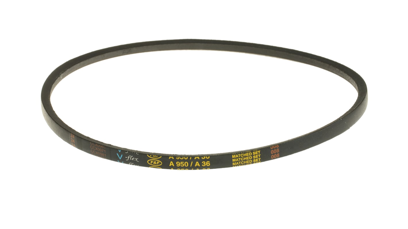 RS PRO Drive Belt, belt section A, 914mm Length