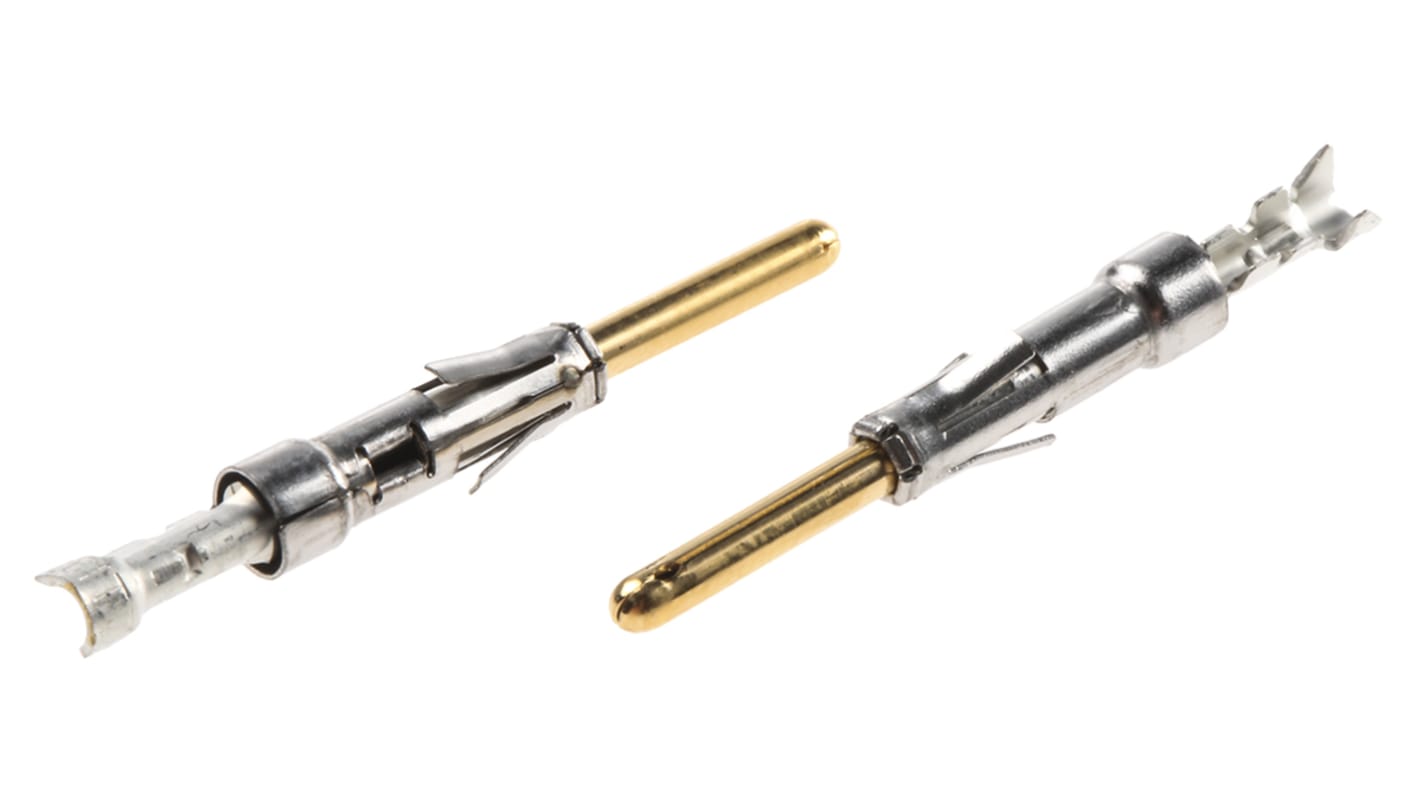 ITT Cannon Trident Crimp-Anschlussklemme für Trident-Rundsteckverbindergehäuse, Stecker, 0.08mm² / 0.4mm², Gold