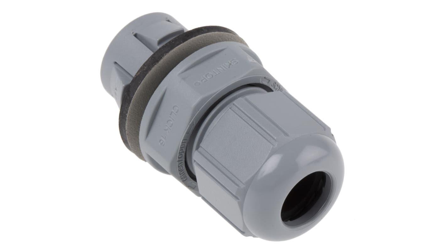 Lapp SKINTOP Series Grey Polyamide Cable Gland, M16 Thread, 5mm Min, 9mm Max, IP68