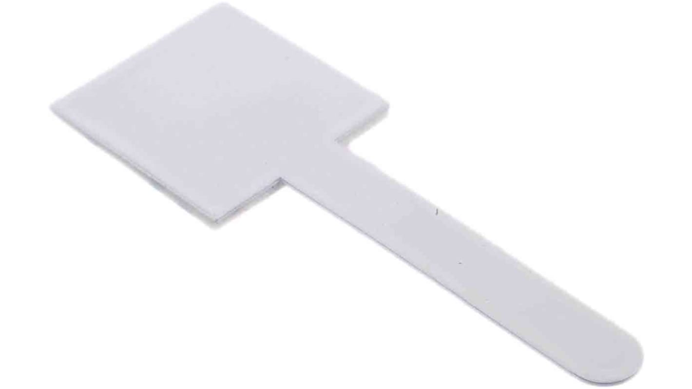 RS PRO Kabelhalter Hakenclip selbstklebend Alu Weiß 25,4 mm x 7.9mm x 69.8mm