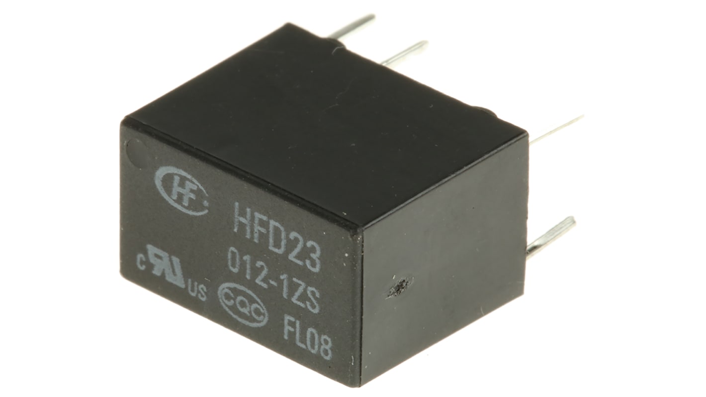 Relé de señal sin enclavamiento RS PRO, SPDT, 12V dc, 2 A dc, 2 A ac, montaje en PCB, para