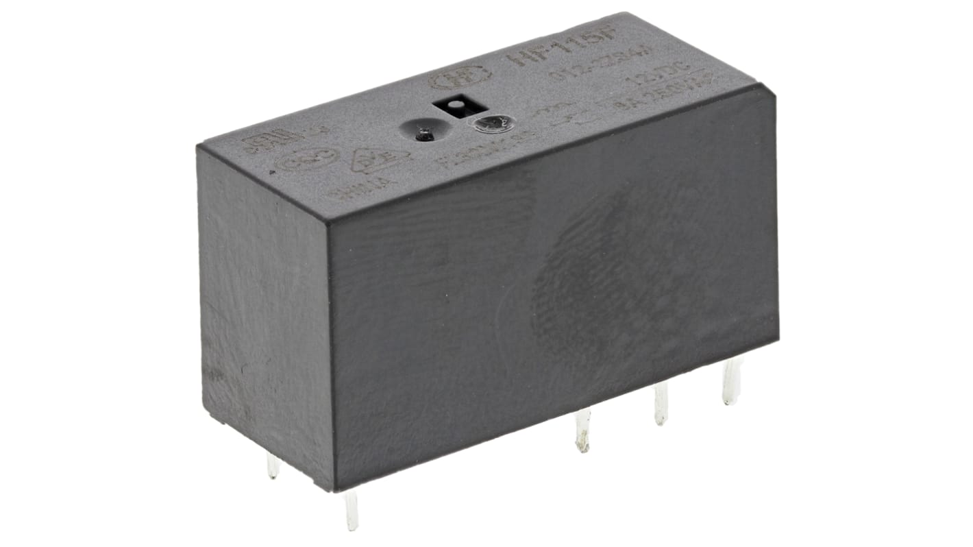 RS PRO PCB Mount Power Relay, 12V dc Coil, 8A Switching Current, DPDT