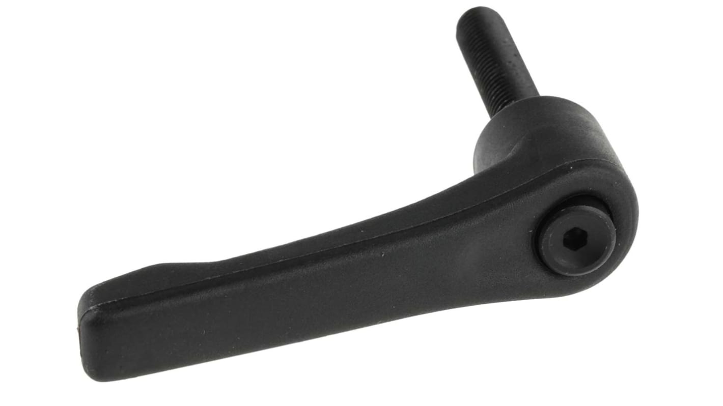 RS PRO Klemmhebel Glasfaserverstärktes Nylon 65mm, M8 x 40mm Außengewinde