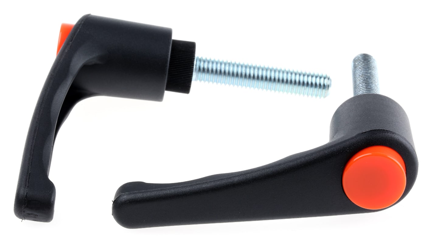 RS PRO Clamping Lever, M10 x 50mm