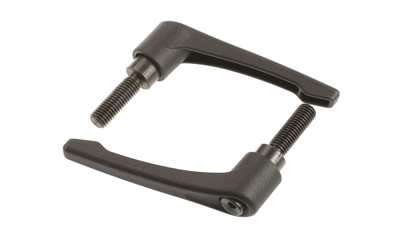 RS PRO Klemmhebel Glasfaserverstärktes Nylon 83mm, M10 x 32mm 