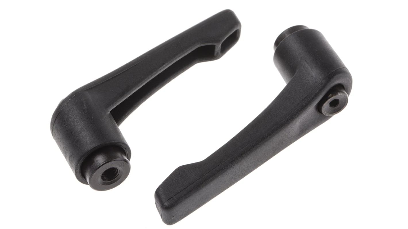 RS PRO Klemmhebel Glasfaserverstärktes Nylon 65mm, M6 x 10mm Innengewinde