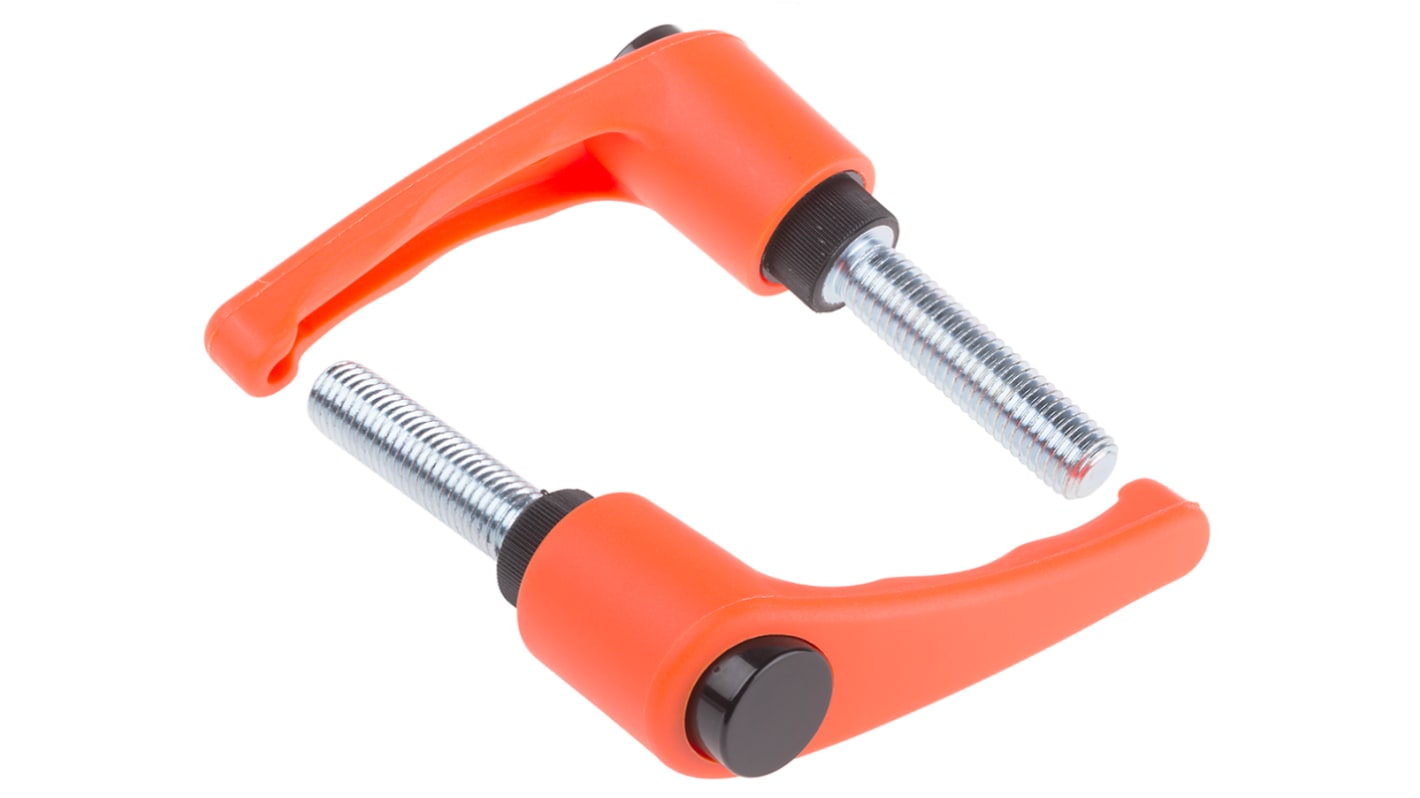 RS PRO Clamping Lever, M12 x 50mm