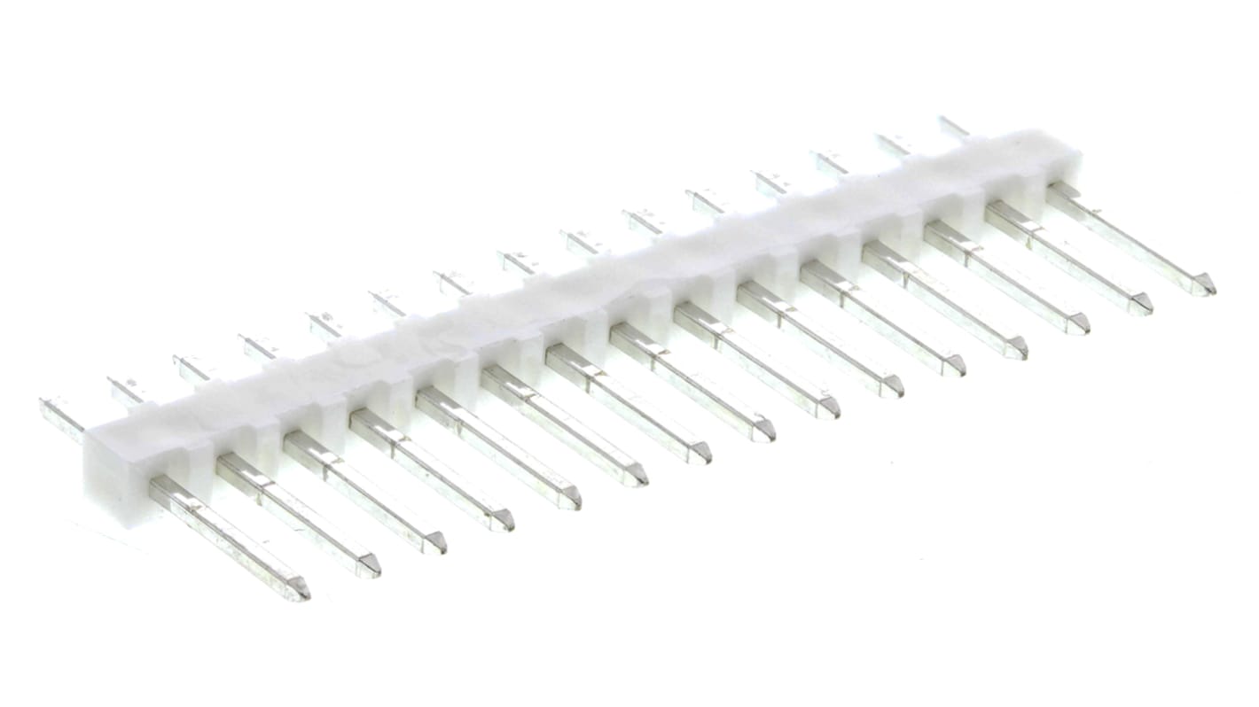 Embase à broches Molex, KK 254, 15 pôles , 2.54mm 1 rangée, 4.0A, Droit