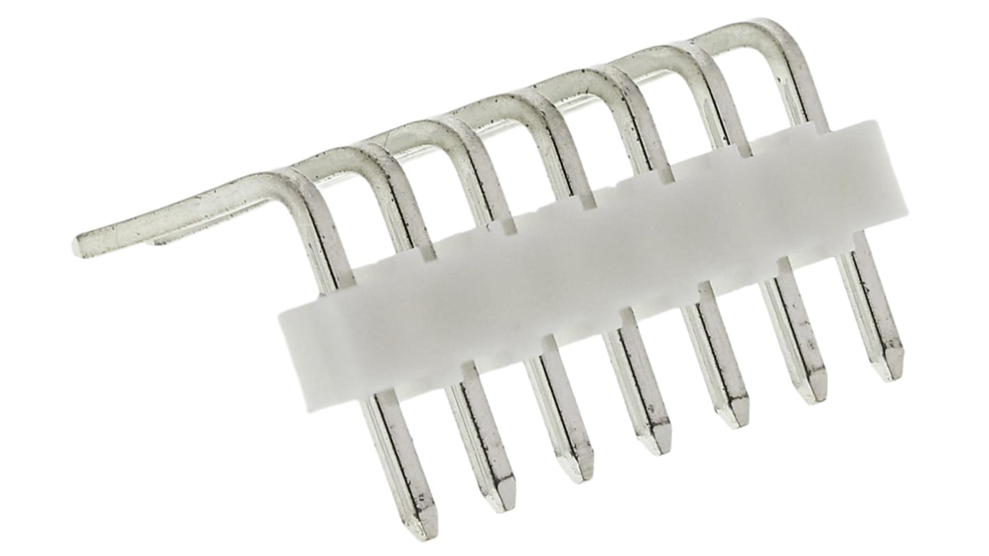 Embase à broches Molex, KK 254, 7 pôles , 2.54mm 1 rangée, 4.0A, Angle droit