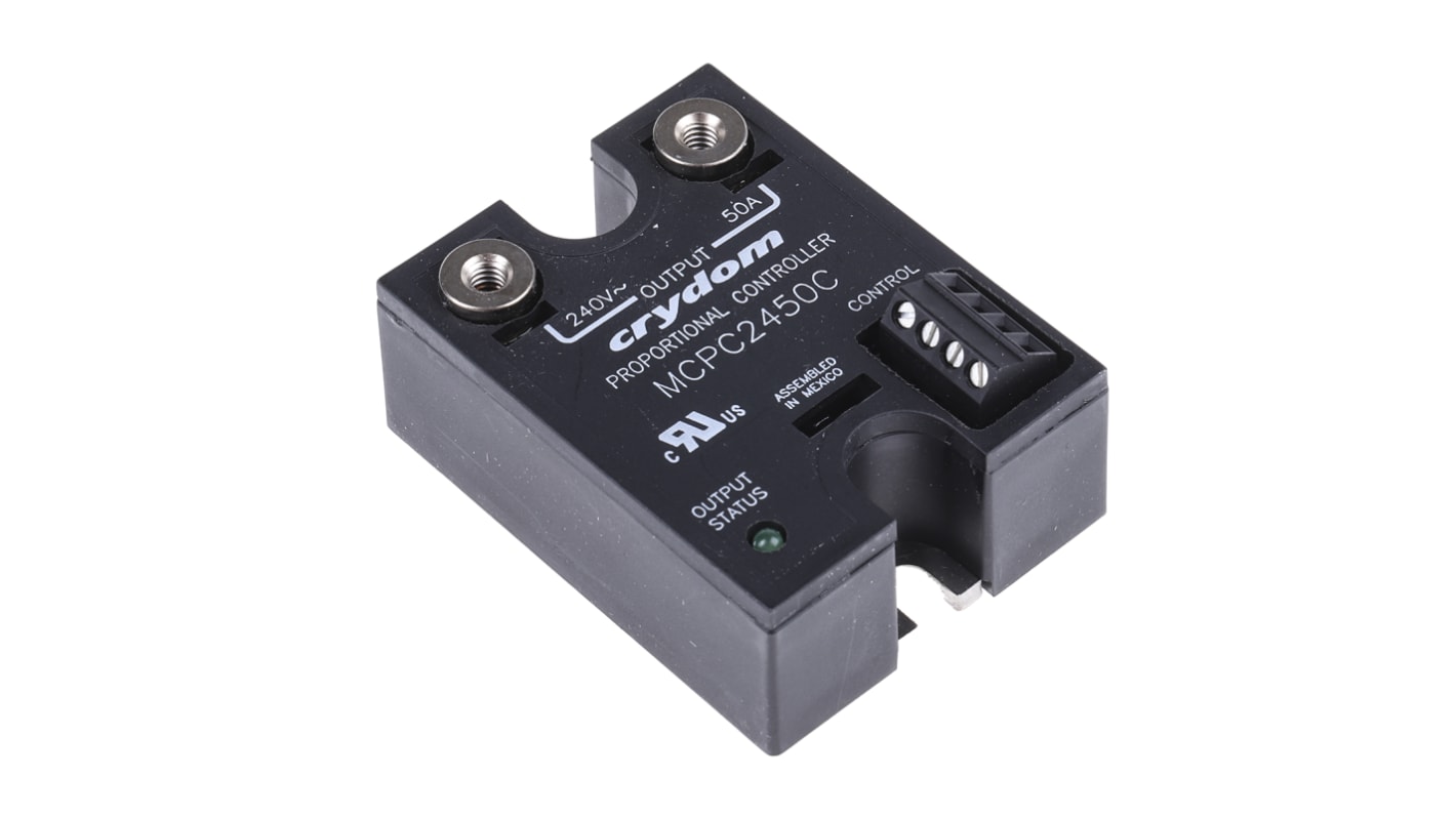 Sensata / Crydom MCPC Series Solid State Relay, 50 A Load, Panel Mount, 280 V rms Load, 32 V dc Control