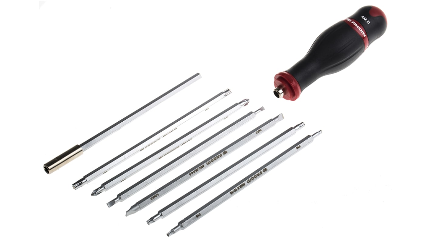 Facom Screwdriver Bit Set 7 Pieces