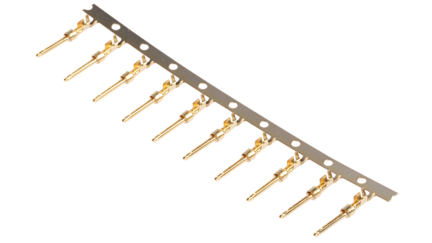 RS PRO Kontakt til D-sub konnektor, Han, Crimp, Guld over nikkel overflade 20AWG 24AWG, 24 → 20 AWG