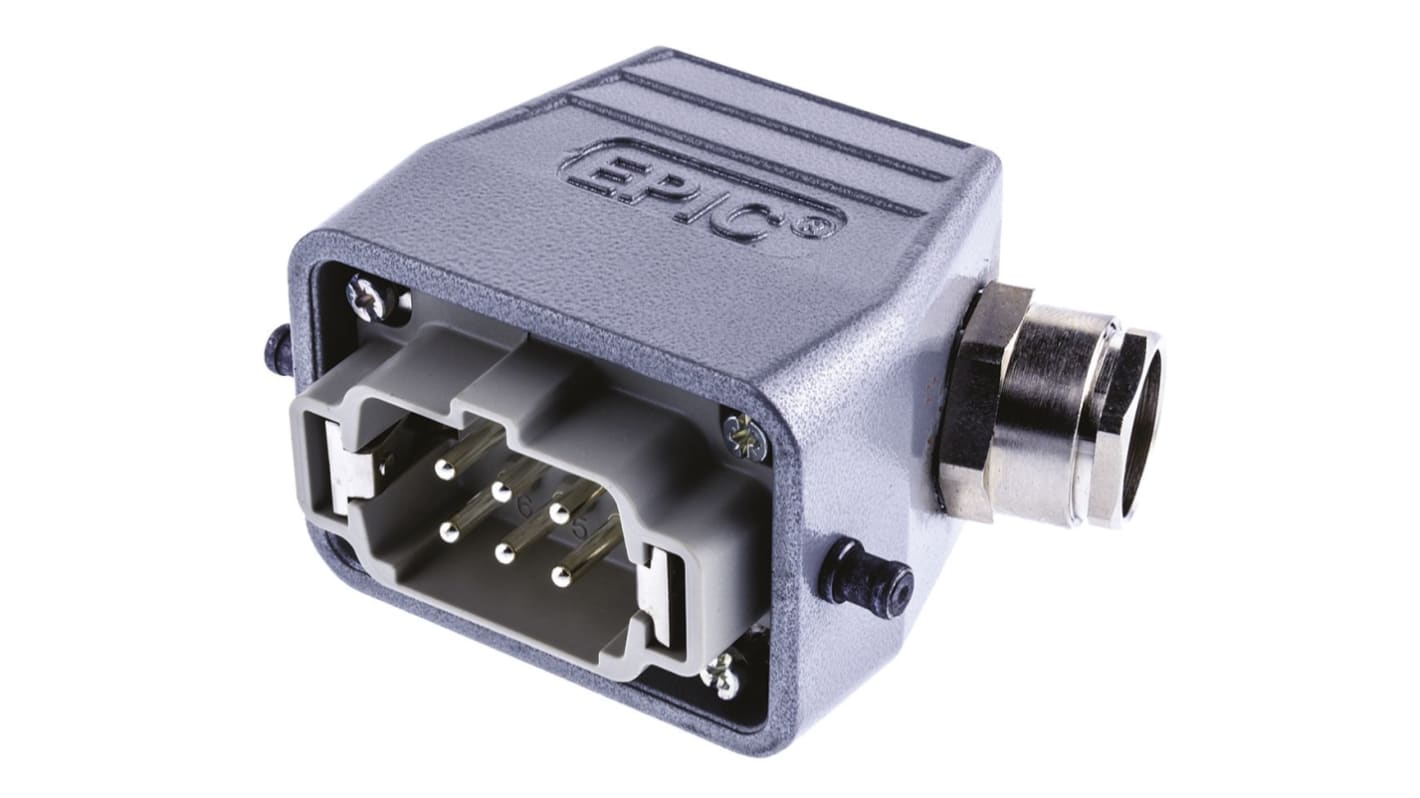 10012000+10190000+12954300 | EPIC Plug Kit, 6 Way, 16A, Male, H-BE, 440 ...
