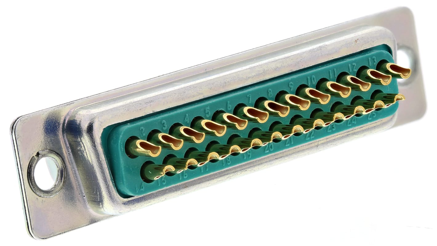 Conector D-sub RS PRO, paso 2.77mm, Recto D-Sub estándar, Montaje en Panel Mount, Hembra, Terminación Soldador B, 700.0