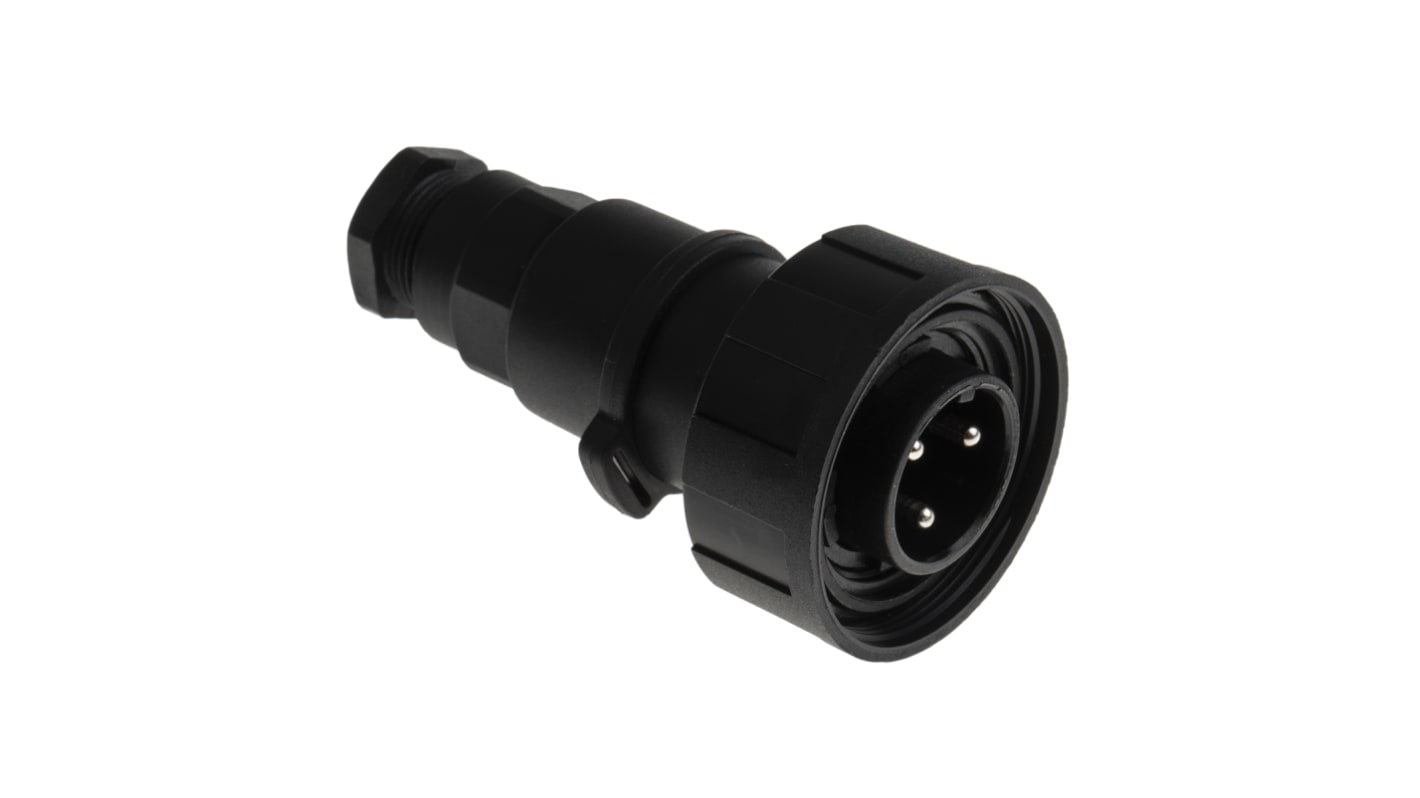 PX0731/P | Bulgin Circular Connector, 3 Contacts, Cable Mount, Plug ...