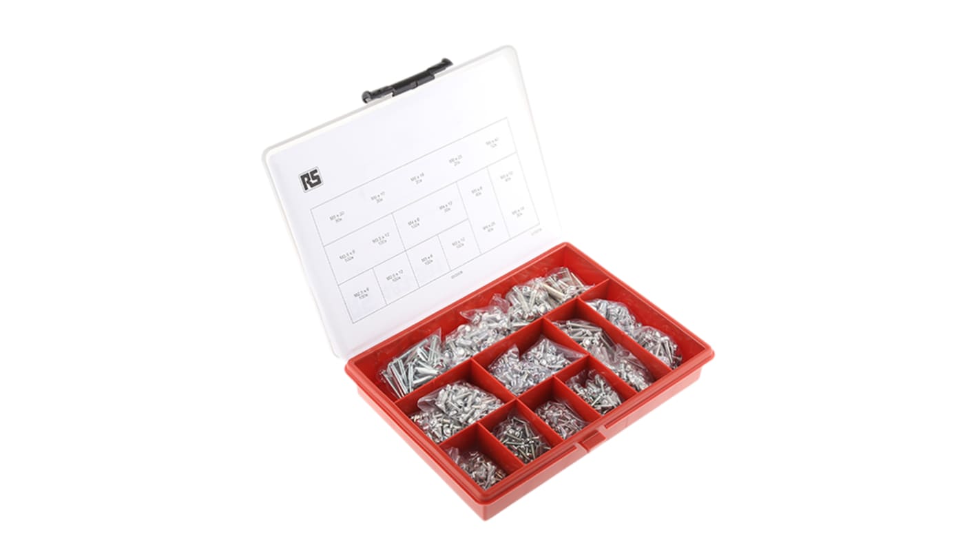 SYSTEM ZERO M/C SCREW KIT System Zero Steel 1017 Piece System Zero