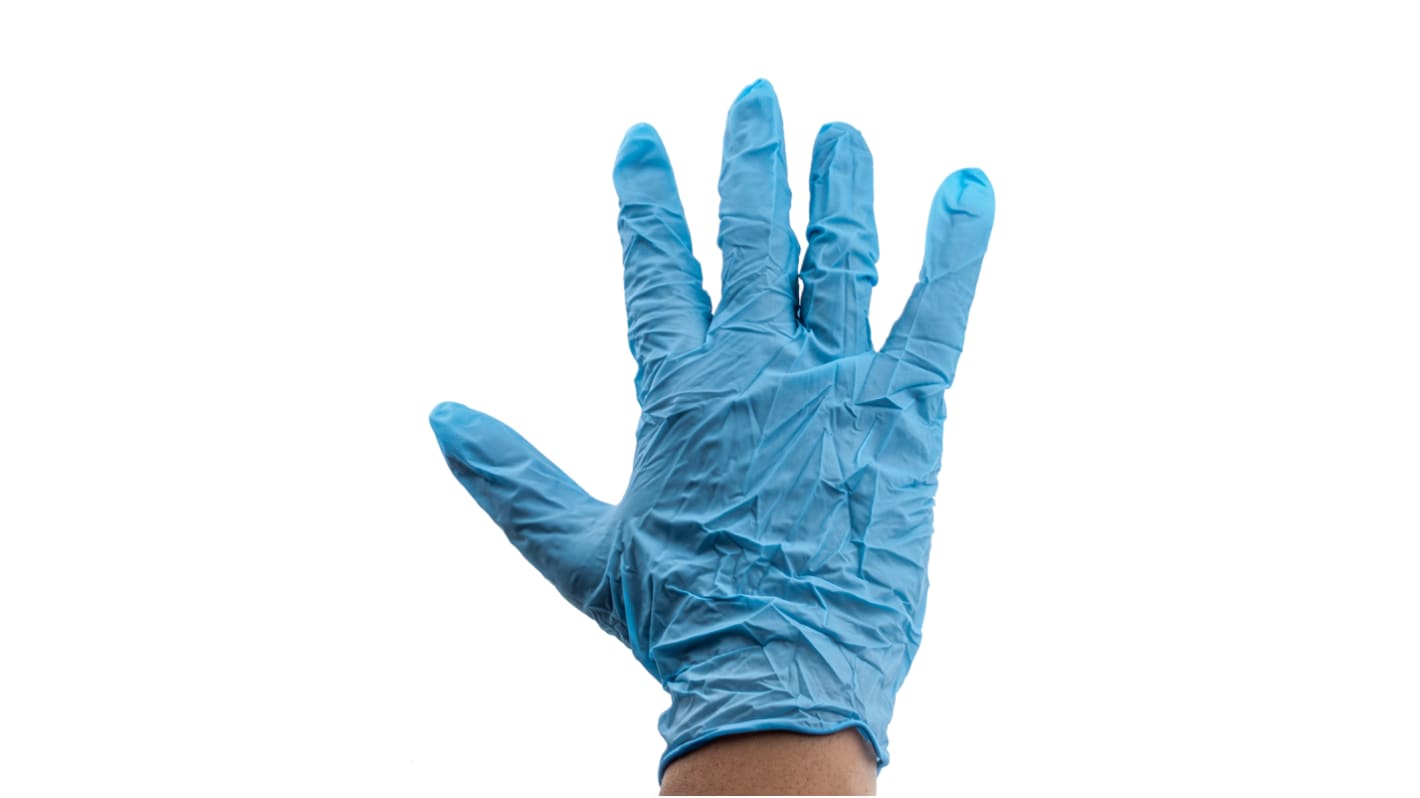 92670100 Ansell TouchNTuff® Blue PowderFree Nitrile Disposable