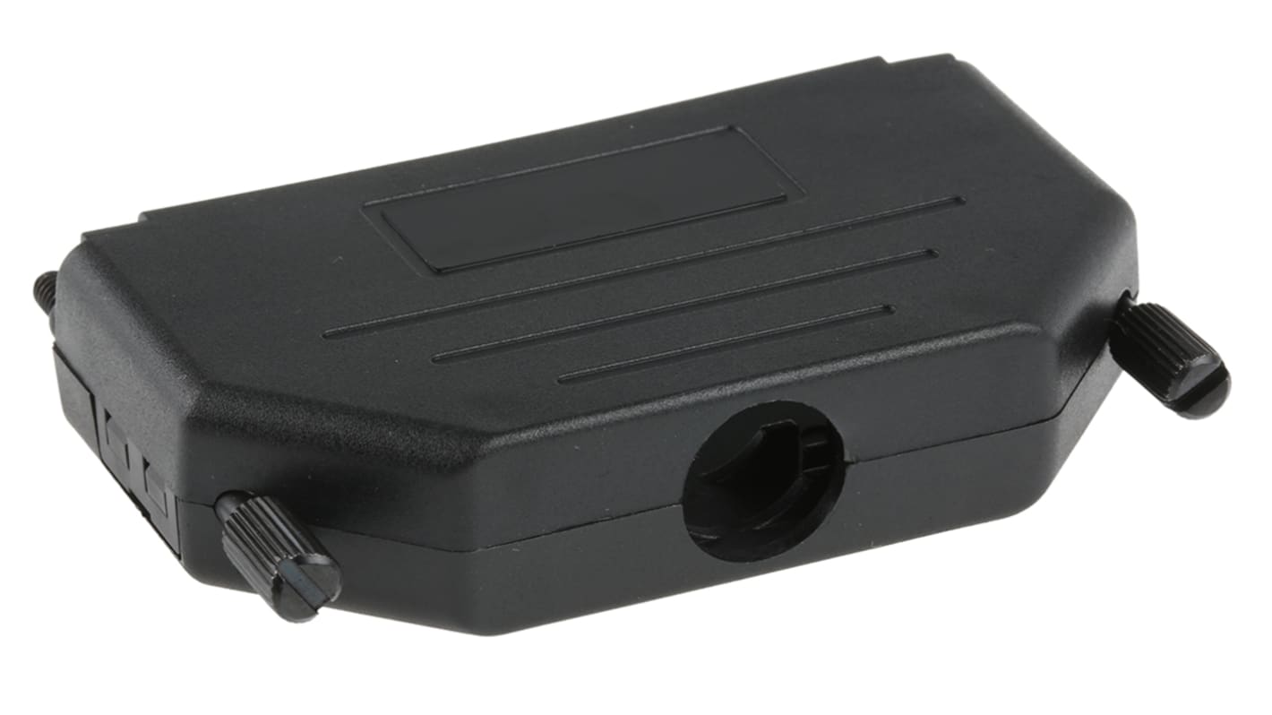 MH Connectors MHDPPK-SLIM Series Polyamide D Sub Backshell, 37 Way, Strain Relief