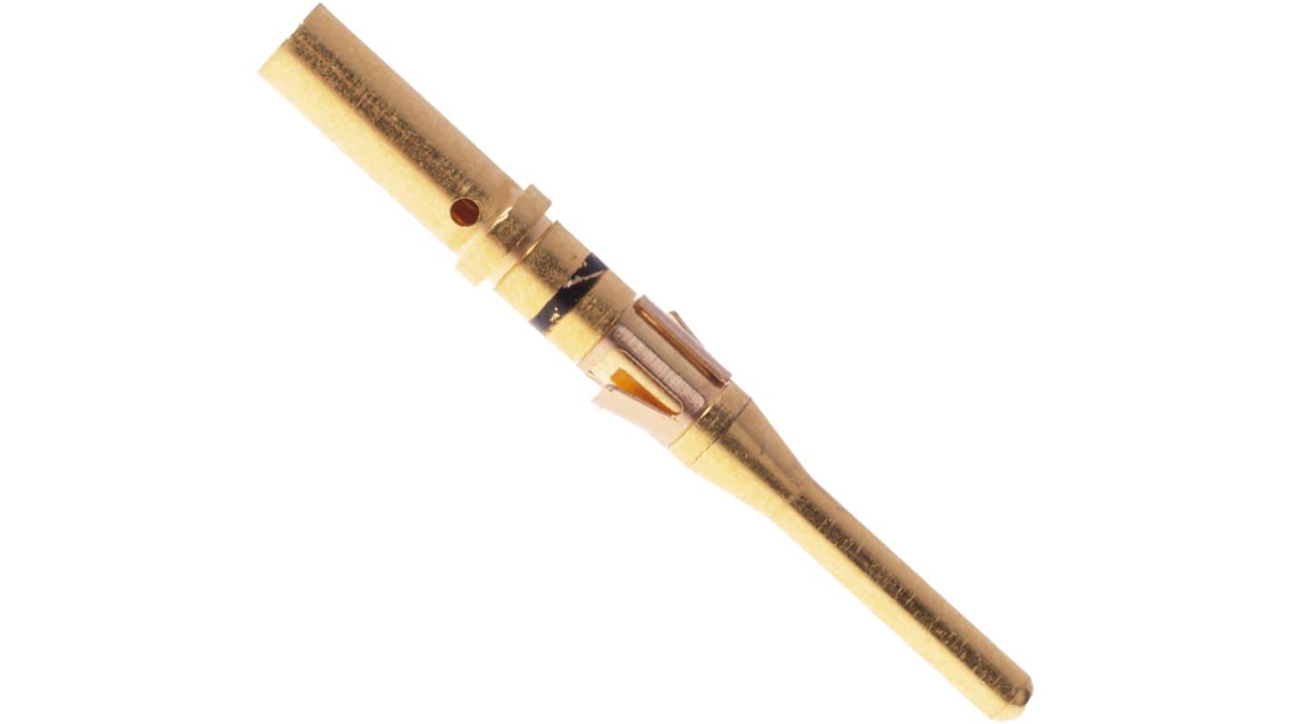 ITT Cannon Trident Crimp-Anschlussklemme für Trident-Rundsteckverbindergehäuse, Stecker, 0.6mm² / 1.5mm², Gold