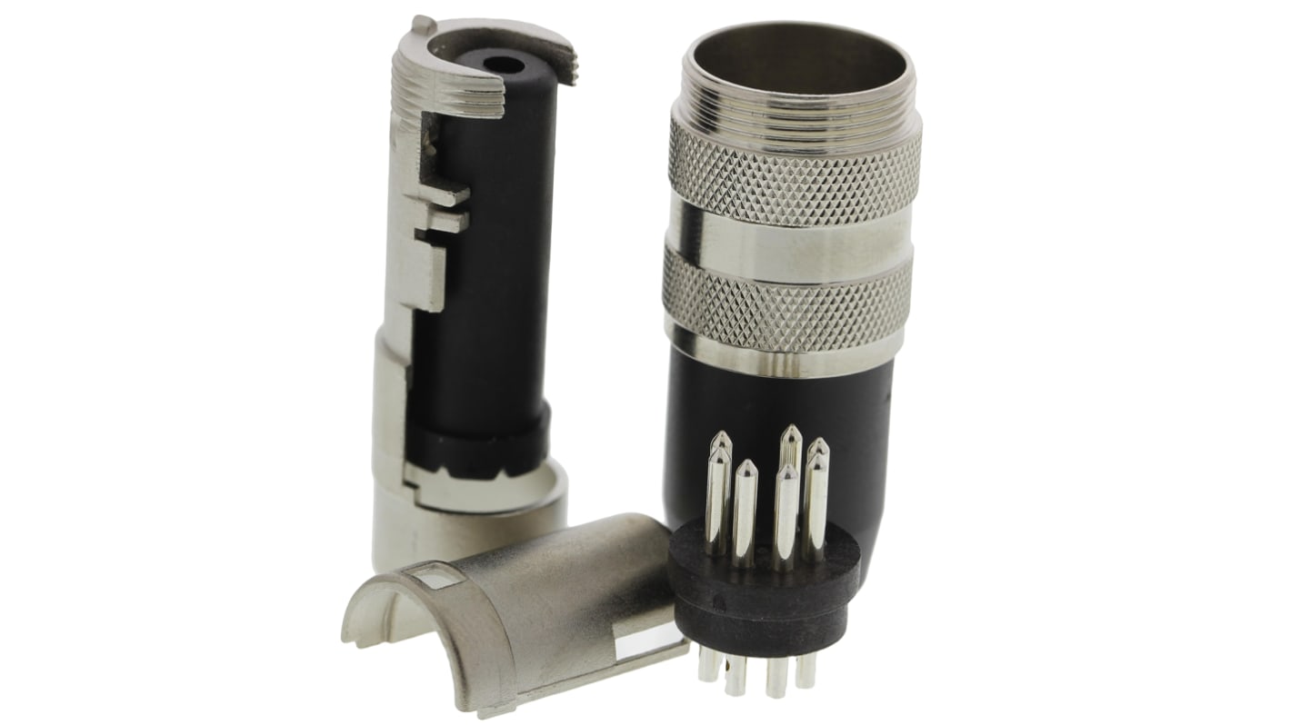 Amphenol Industrial, C 091 A 7 Pole M16 Din Plug, DIN 45329, 4A, 100 V IP40, Screw Lock, Male, Cable Mount