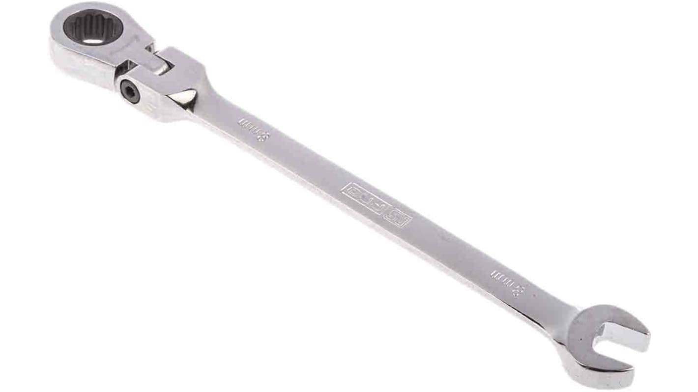 RS PRO Combination Ratchet Spanner, 8mm, Metric, Double Ended RS