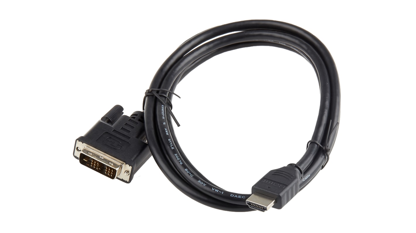 Adaptér HDMI, DVI, Samec, Samec, 500mA