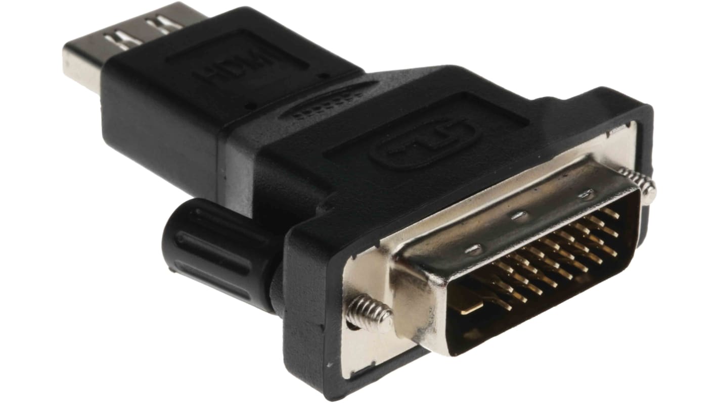 Adaptateur audio et vidéo RS PRO Droit, DVI Mâle vers HDMI Femelle