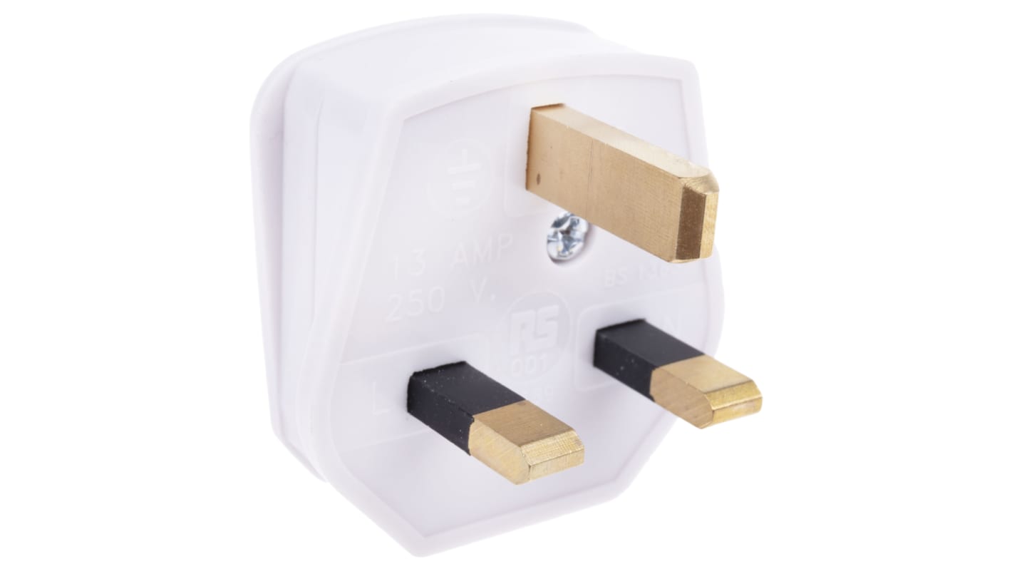 RS PRO UK Mains Plug, 13A, Cable Mount, 250 V | RS