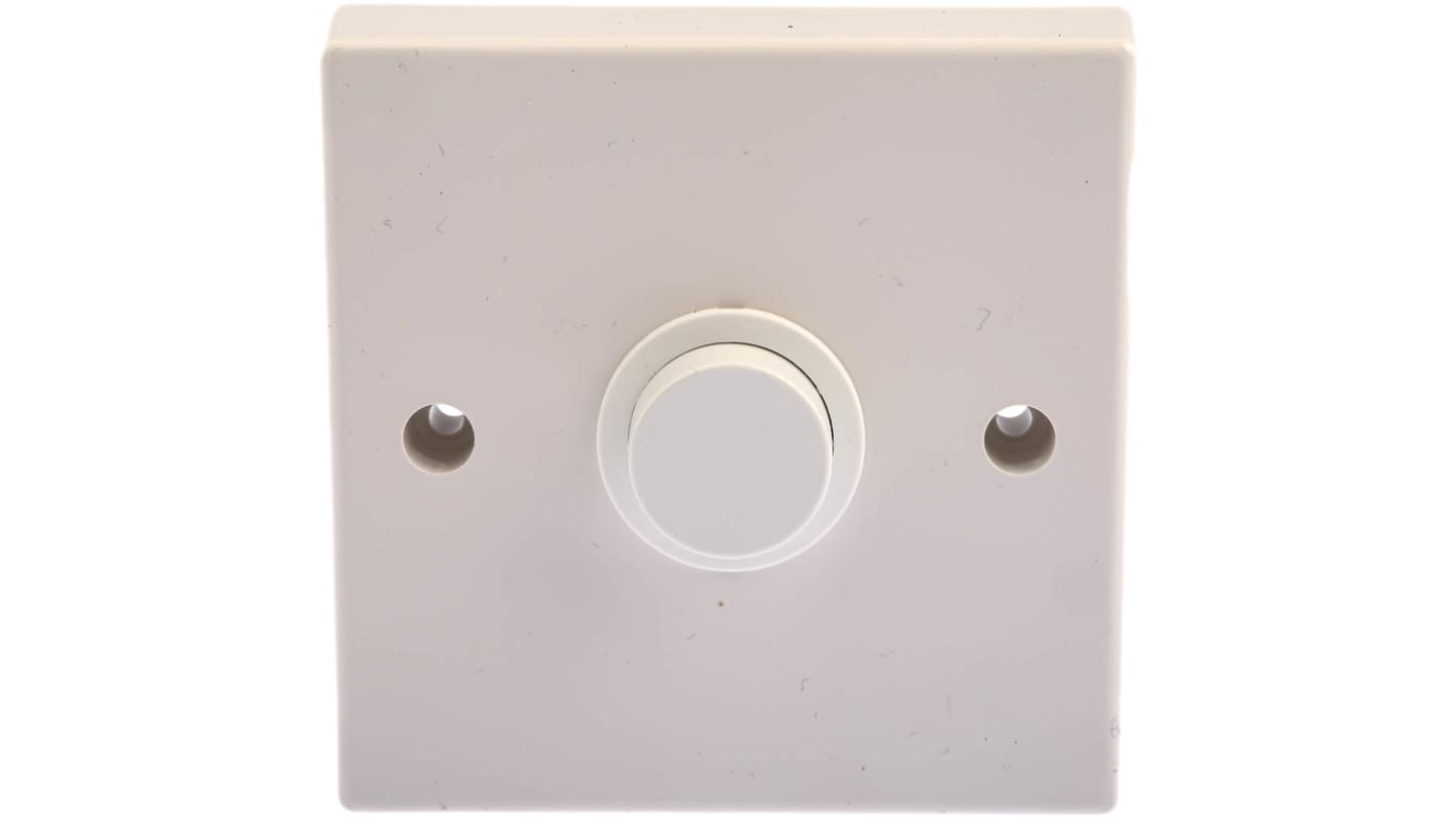 CP Electronics White Timer Light Switch, 2 Way, 1 Gang RS