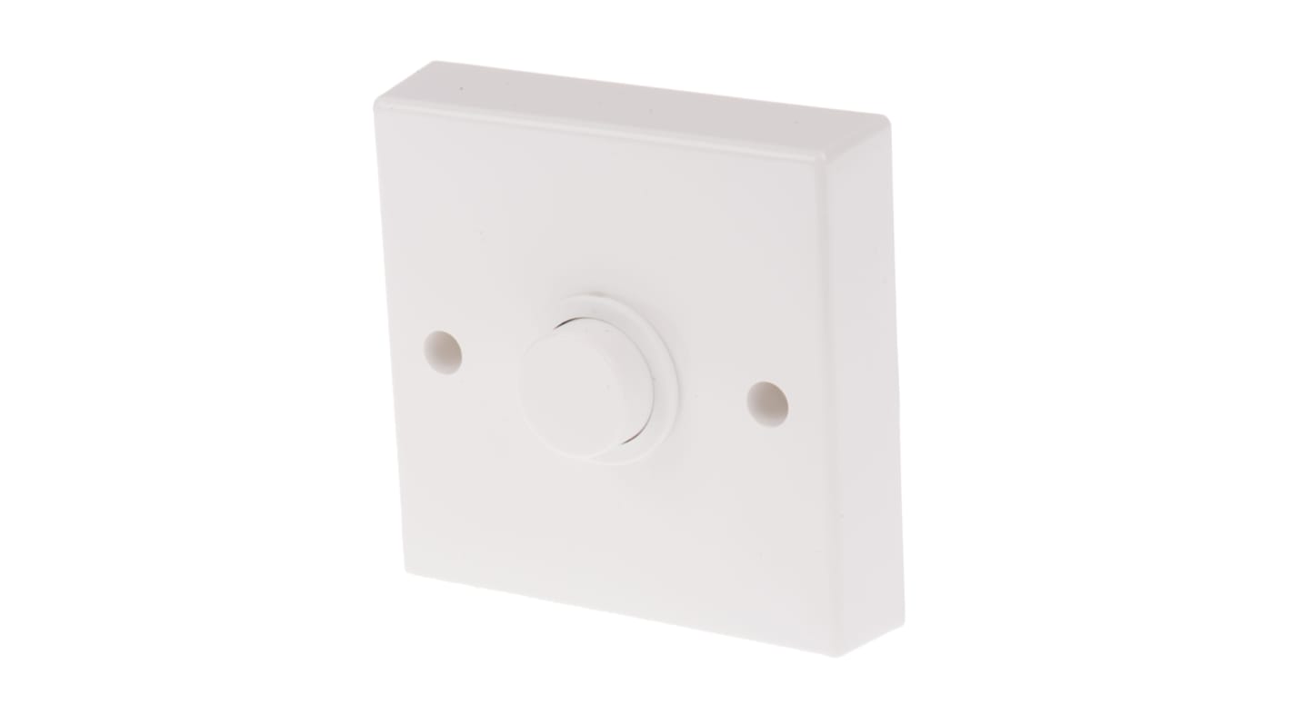 CP Electronics White Timer Light Switch, 1 Gang, Green-i