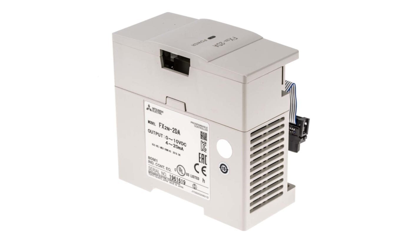 Mitsubishi SPS-E/A Modul für Serie FX1N, Serie FX3G, Serie FX3U / 2 x Analog Ausgang 4 → 20 mA