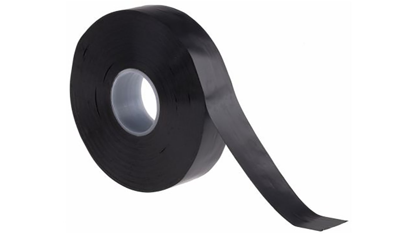 Advance Tapes 絶縁テープ 黒,最大動作温度：+70°C,幅：19mm,：AT7