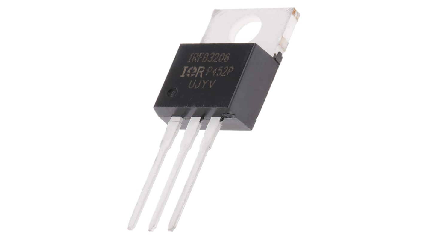 Infineon HEXFET IRFB3206PBF N-Kanal, THT MOSFET 60 V / 210 A 300 W, 3-Pin TO-220AB