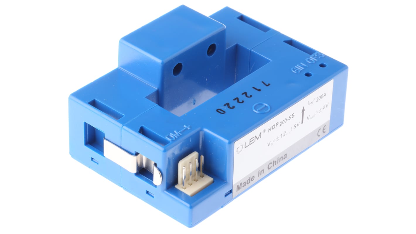 LEM HOP Series Open Loop Current Sensor, ±300A nominal current