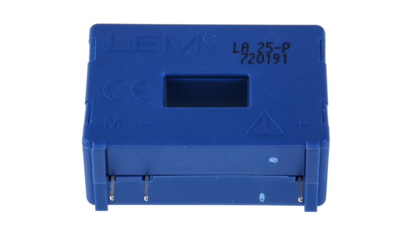 Transformador de corriente LEM LA, entrada 55A, ratio: 55:1