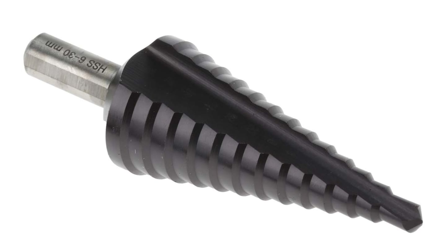 50068 EXACT HSS Step Drill Bit 6mm x 30mm RS