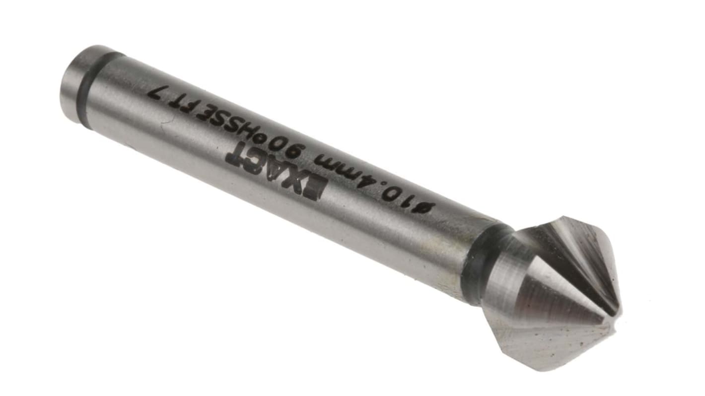 EXACT HSS-E Drill Bit, 10.4mm Head, 3 Flute(s), 90°, 1 Piece(s)