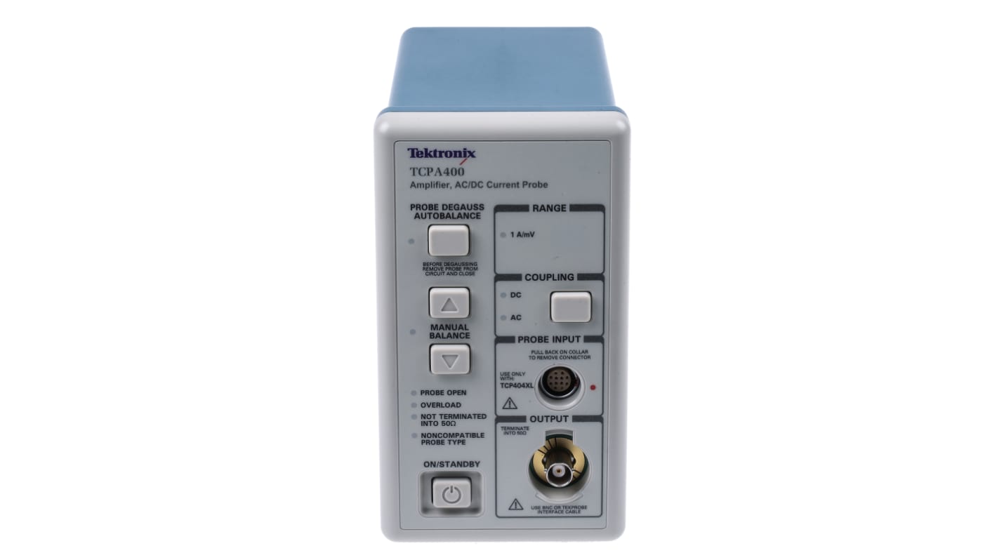 Sonda per oscilloscopio Tektronix TCPA400, DC → 2MHz, Cert. ISO