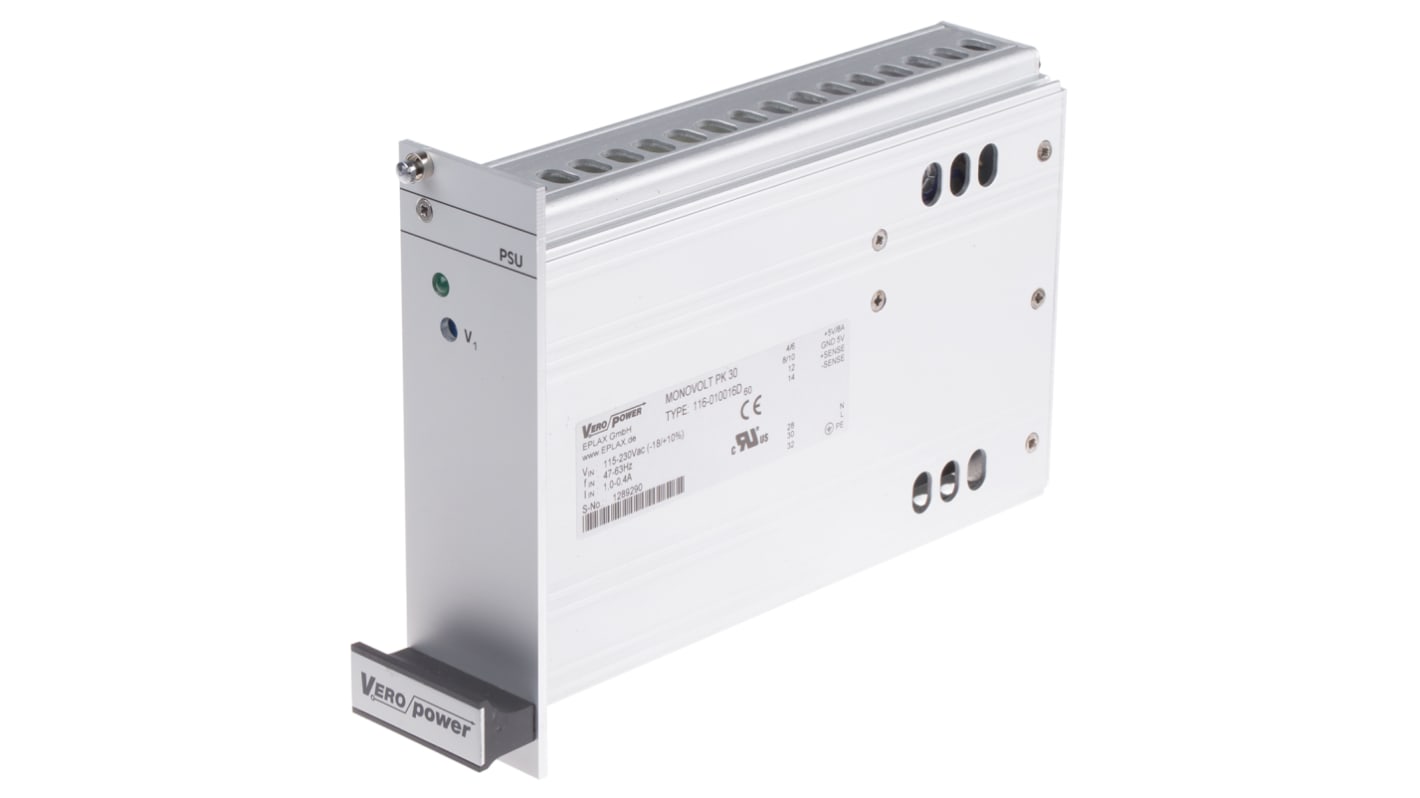 Alimentatore switching Eplax 116-010016D, 30W, ingresso 115 V ac, 230 V ac, uscita 5V cc, 6A