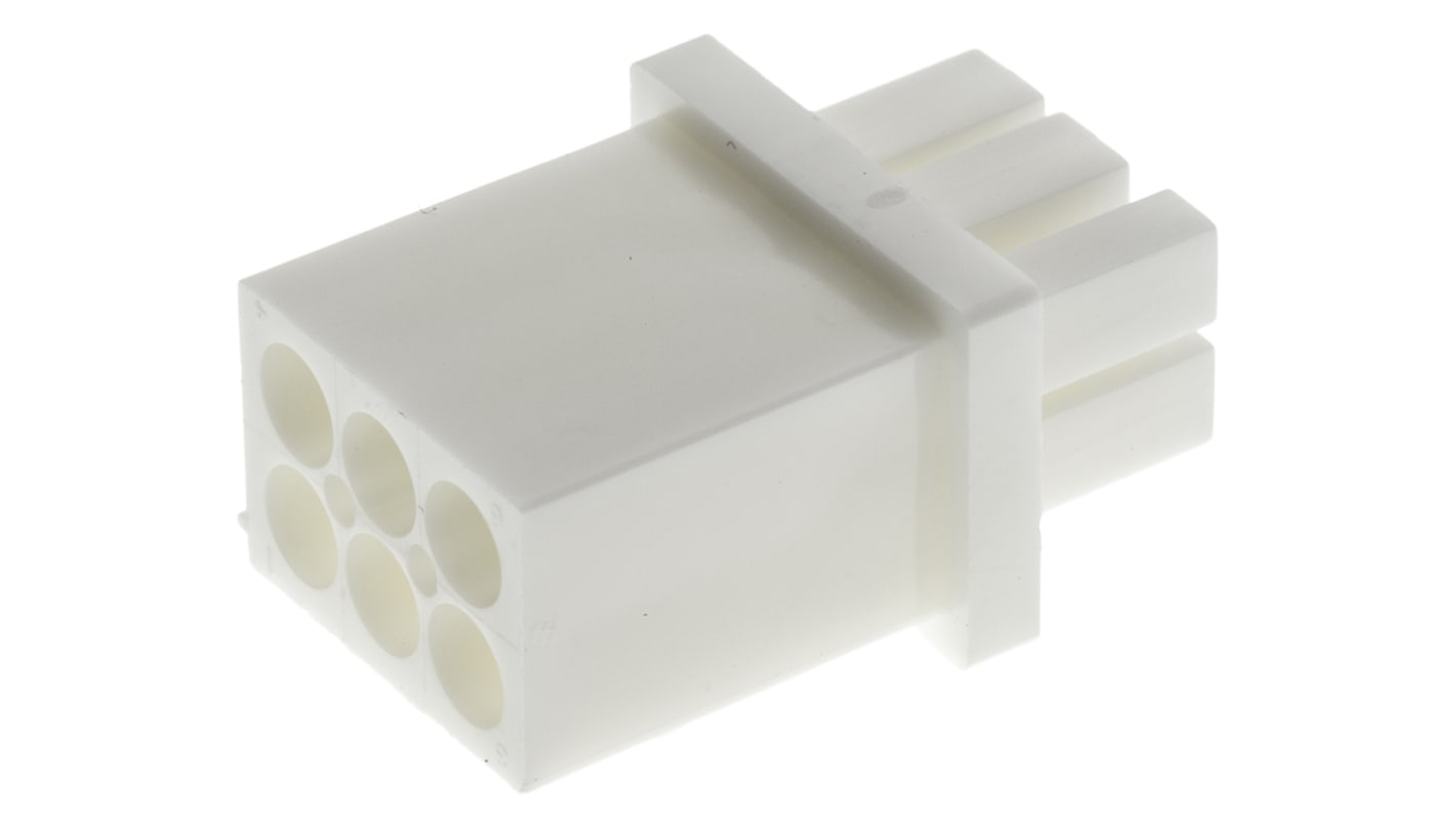 TE Connectivity Wire to Wire Connector Plug, 9A, 600 V ac