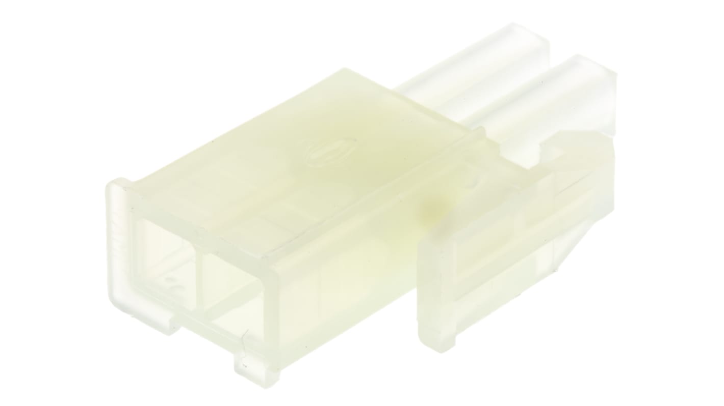 Conector de cable a cable Macho TE Connectivity, 600 Vac, 9.5A