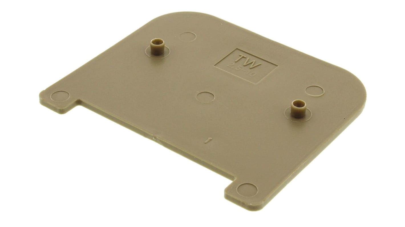 RS PRO Partition Plate for Use with DIN Rail Terminal Blocks