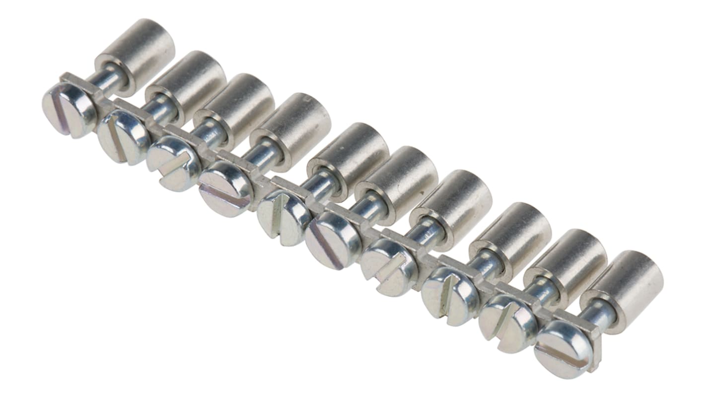 RS PRO Jumper Bar for Use with DIN Rail Terminal Blocks RS