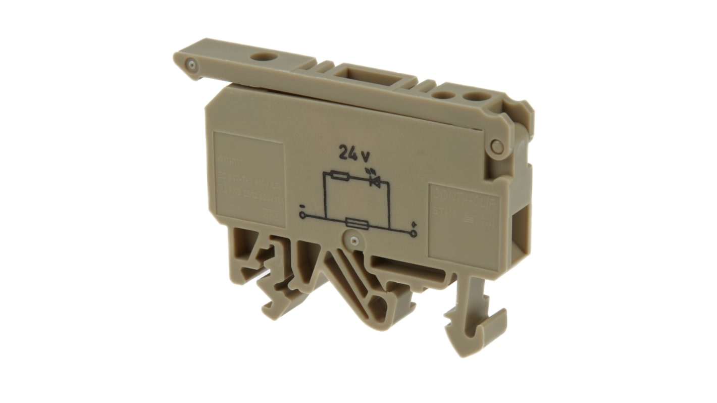 RS PRO Rail Mount Fuse Holder RS