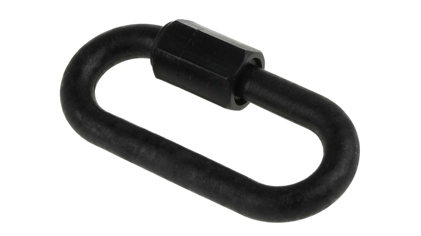 Eslabón de cadena RS PRO, Negro, Ø 8/10mm