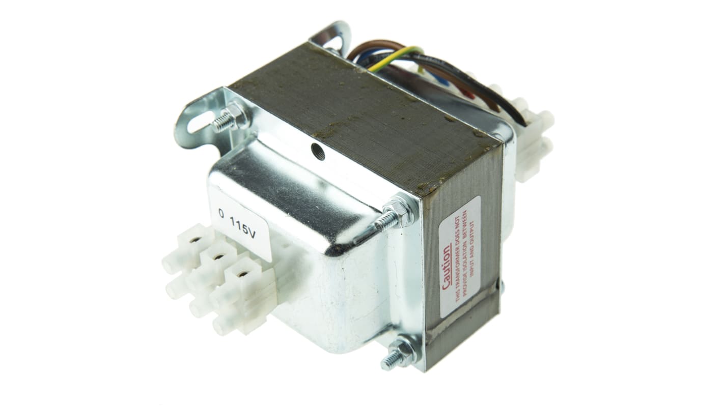 RS PRO 100VA Enclosed Autotransformer, 220 V ac, 230 V ac, 240 V ac Primary, 115V ac Secondary