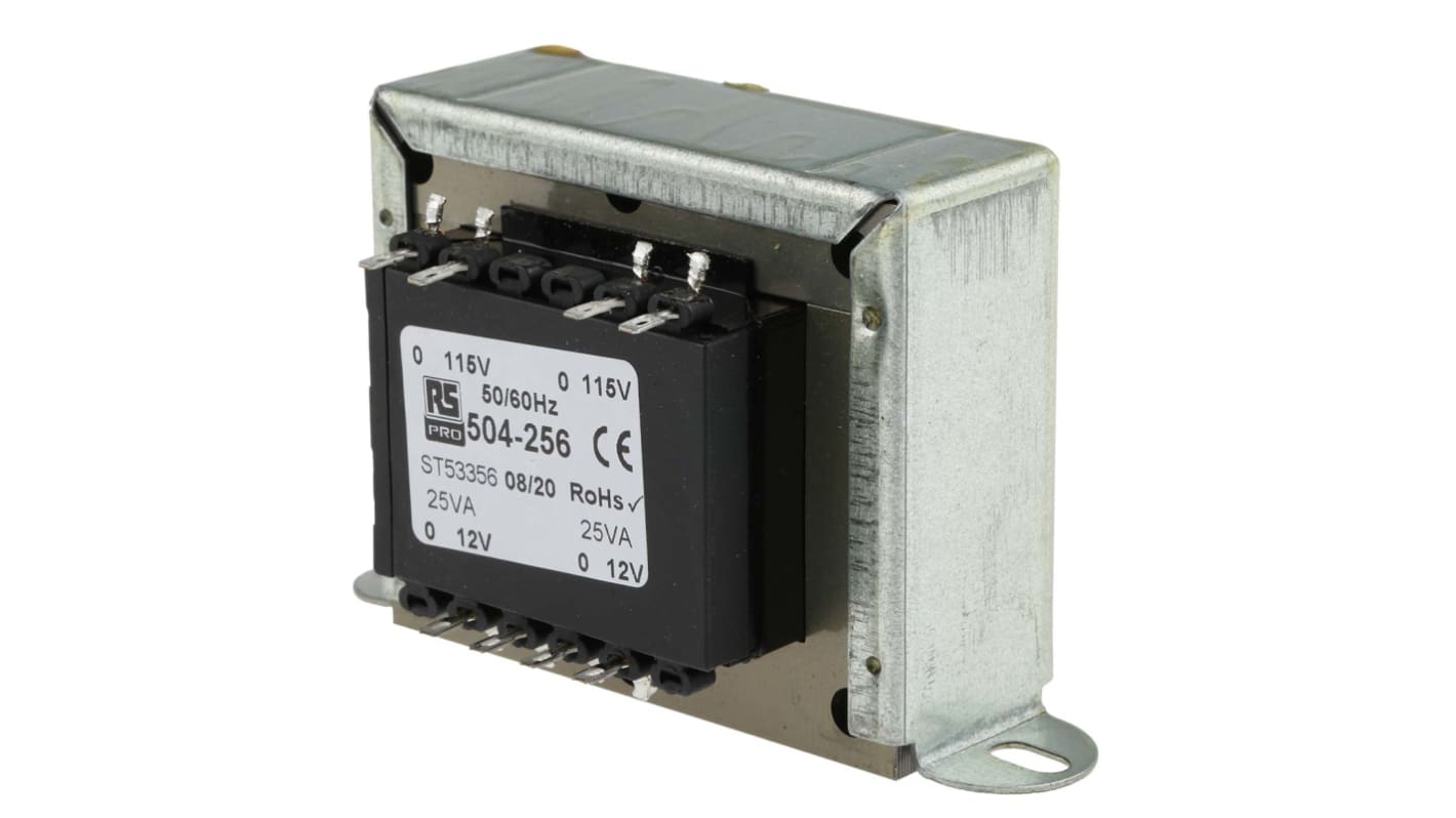 TTH0250 - Transformer TS 250VA 230/12V H in a hermetic chassis IP44