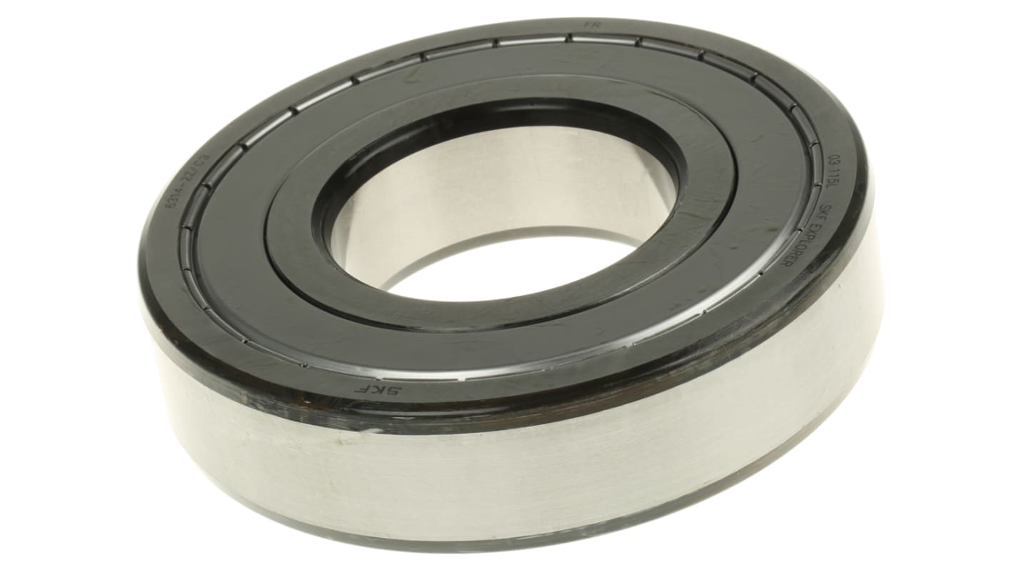 SKF 6314-2Z/C3 Single Row Deep Groove Ball Bearing- Both Sides Shielded 70mm I.D, 150mm O.D