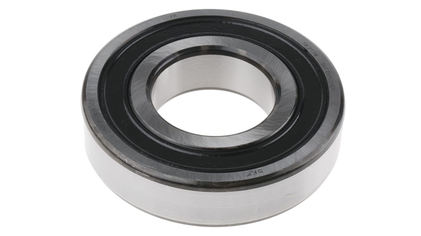 SKF 6313-2RS1/C3 Single Row Deep Groove Ball Bearing- Both Sides Sealed 65mm I.D, 140mm O.D